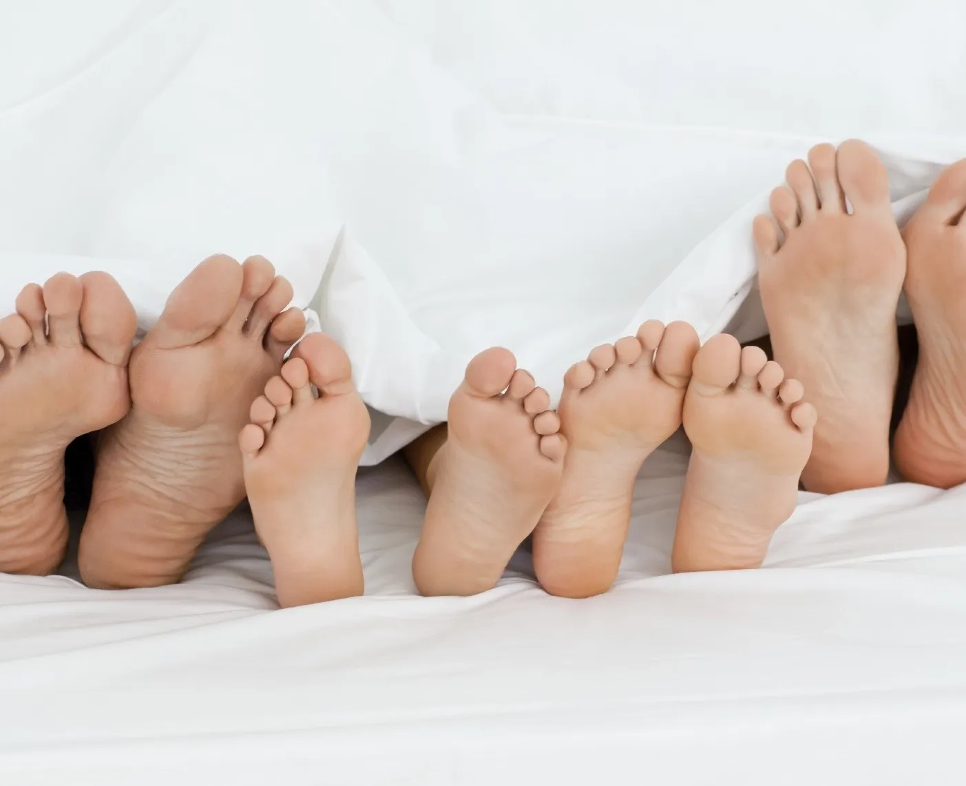 happy and healthy feet together foot faamily