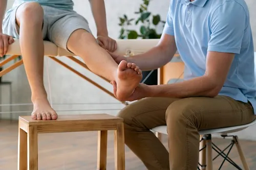 feet in doctor office