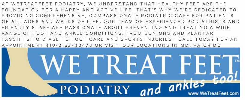 wetreatfeet podiatry banner