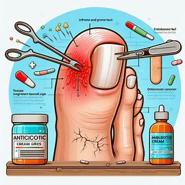 discomfort of an ingrown toenail 