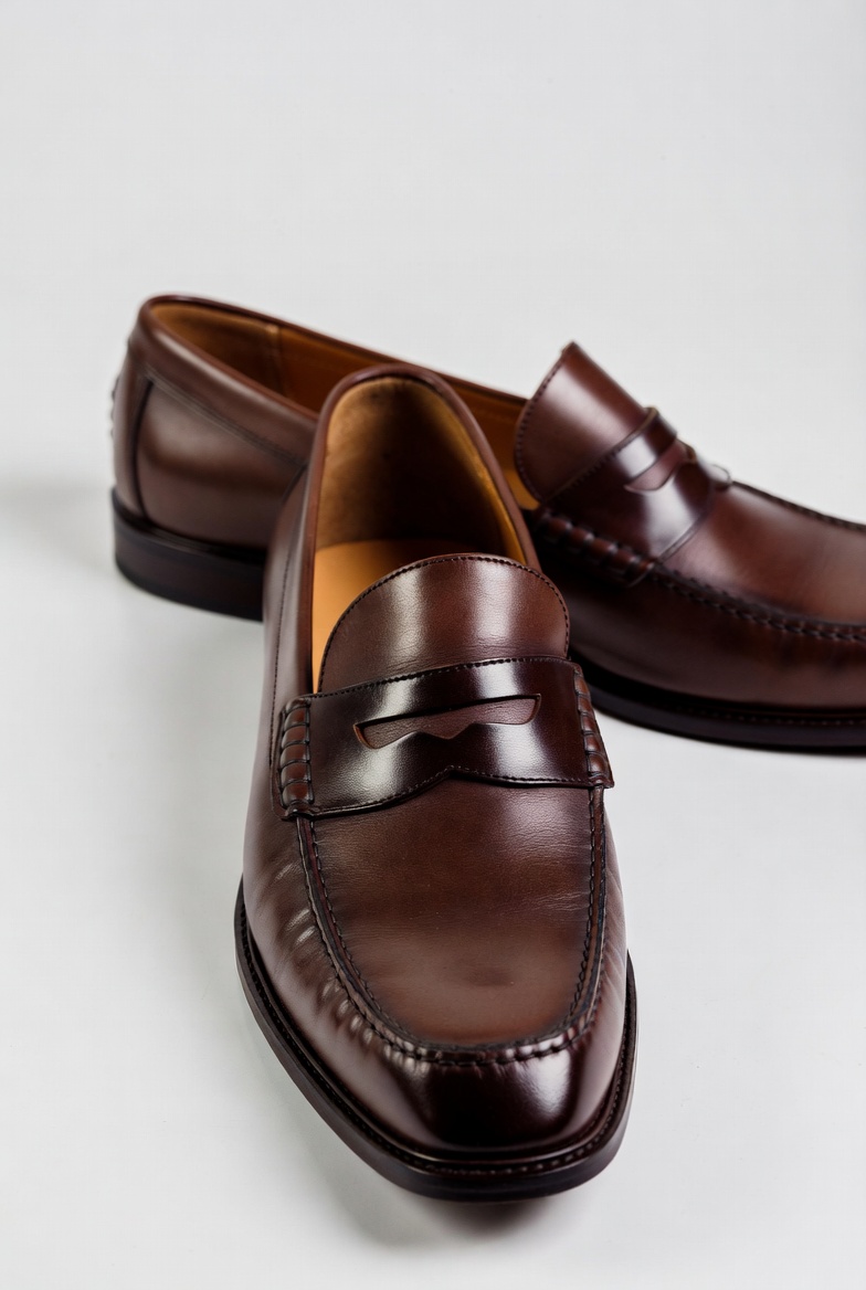 Affordable shoes collection – stylish leather loafers and pumps that look expensive on a budget, elegant fashion flat lay on white background